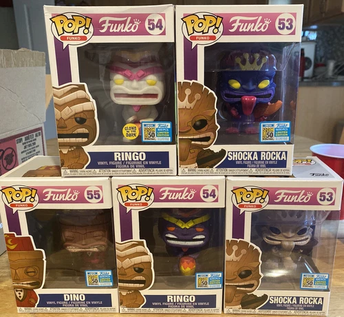 Dino Ringo Shocka Rocka LE1600, Pink Gitd Ringo LE400, Shocka Rocka LE520 Funday
