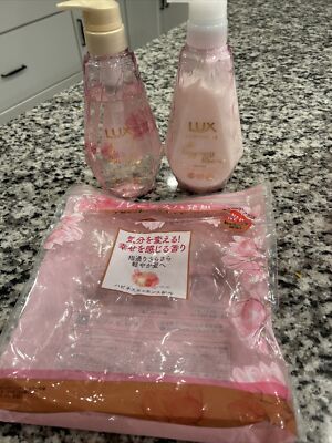 LUX LUMINIQUE Happiness Bloom Shampoo 450g + Treatment 450g Pump 2pcs Set
