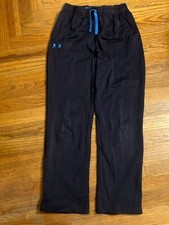 UNDER ARMOUR Black Loose Fit Athletic Pants  YL
