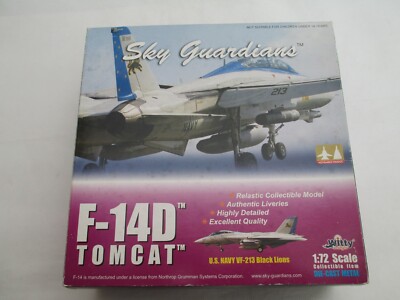 SKY GUARDIANS 1:72 GRUMMAN F-14D TOMCAT VF-213 BLACK LIONS THEODORE ROOSEVELT