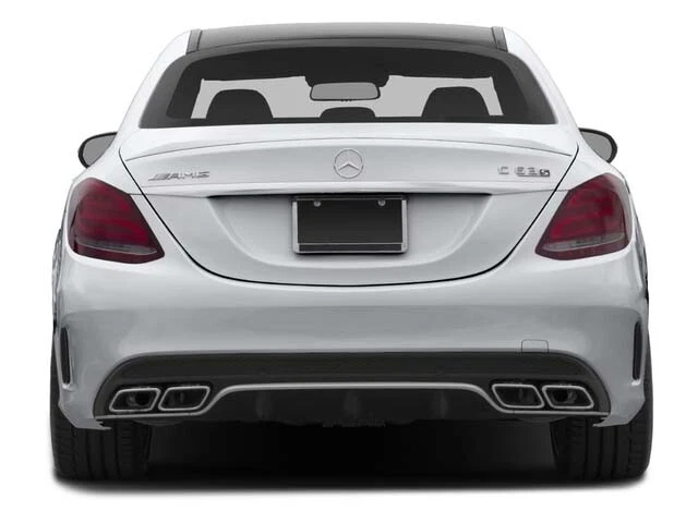 Difusor C63 + Puntas de silenciador cromadas Kit de escape cuadrado AMG W205 sedán solo 15-18 Foto 4 de 4