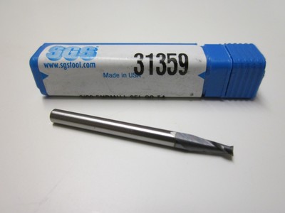 3//32/" 4 FLUTE CARBIDE END MILL TiALN COATED