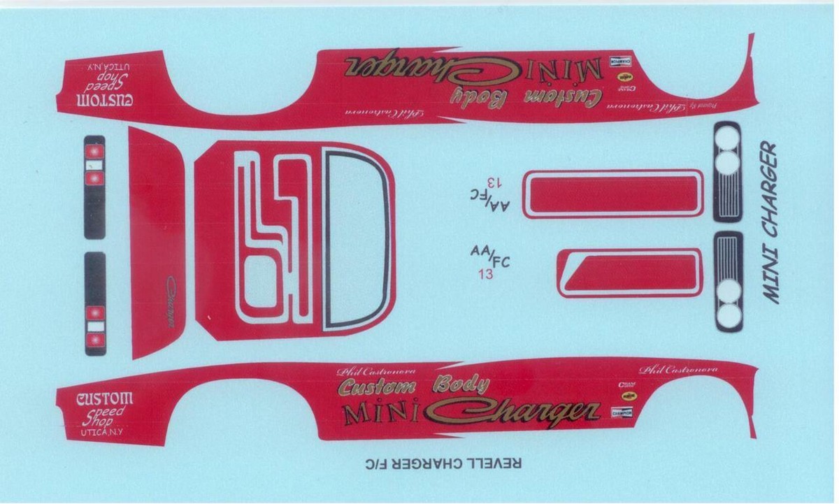ミミ Yesteryear Custom Body Mini Charger F/C Phil Castronova Drag