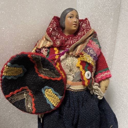 Bambole quechua peruviane fatte a mano dagli anni '40 tutte bambole originali e funerarie - Foto 4 di 13