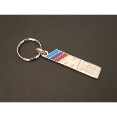 Porte-clés BMW M3 E36 Cabriolet – Simili Cuir Et Métal – Cadeau Auto Allemande
