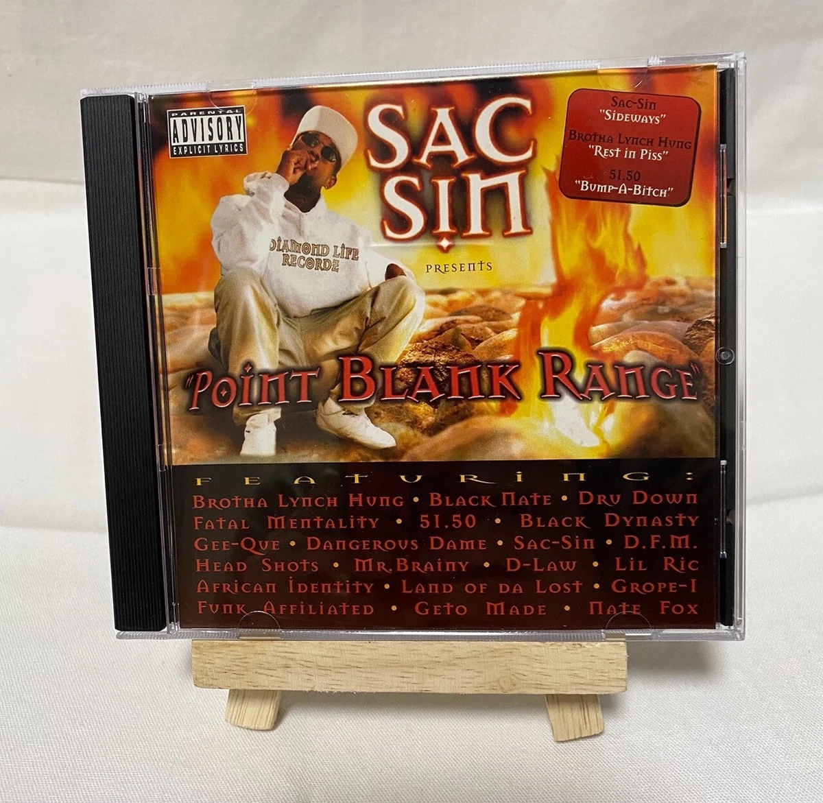 Sac Sin - Point Blank Range Compilation Gangsta Rap G-Funk CD Rare from  Japan