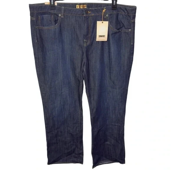 Jeans Femme BITTEN By Sarah Jessica Parker Taille 14S - Coupe Bootcut Délavé Clair, Occasion Très Bon état