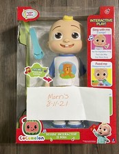 Cocomelon DELUXE INTERACTIVE JJ DOLL Feed Dress Sing With Me VEGETABLES SONG New
