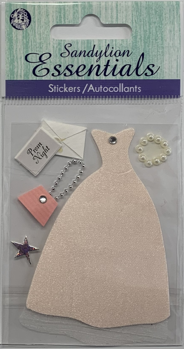 Sandylion Essentials Stickers - Prom Night Dress -50702 | eBay