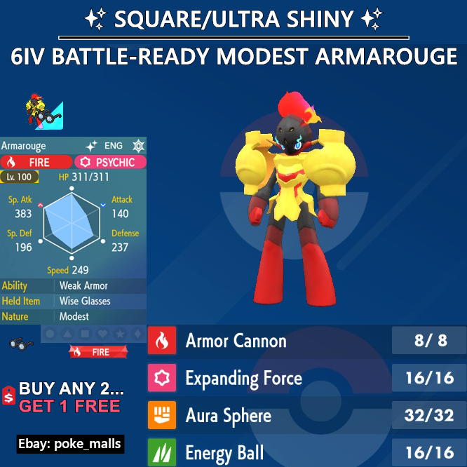 Mega Abomasnow • UU: Swords Dance • Battle-Ready, 6IVS, Shiny, Customi