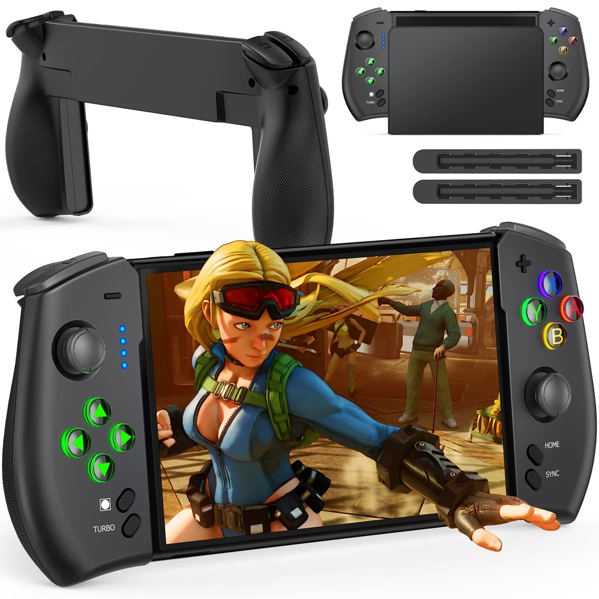 Switch Pro Controller, Wireless Switch Controllers with Carrying Storage  Case, Upgraded Gamepad Switch Remote Replacement for Switch Controller