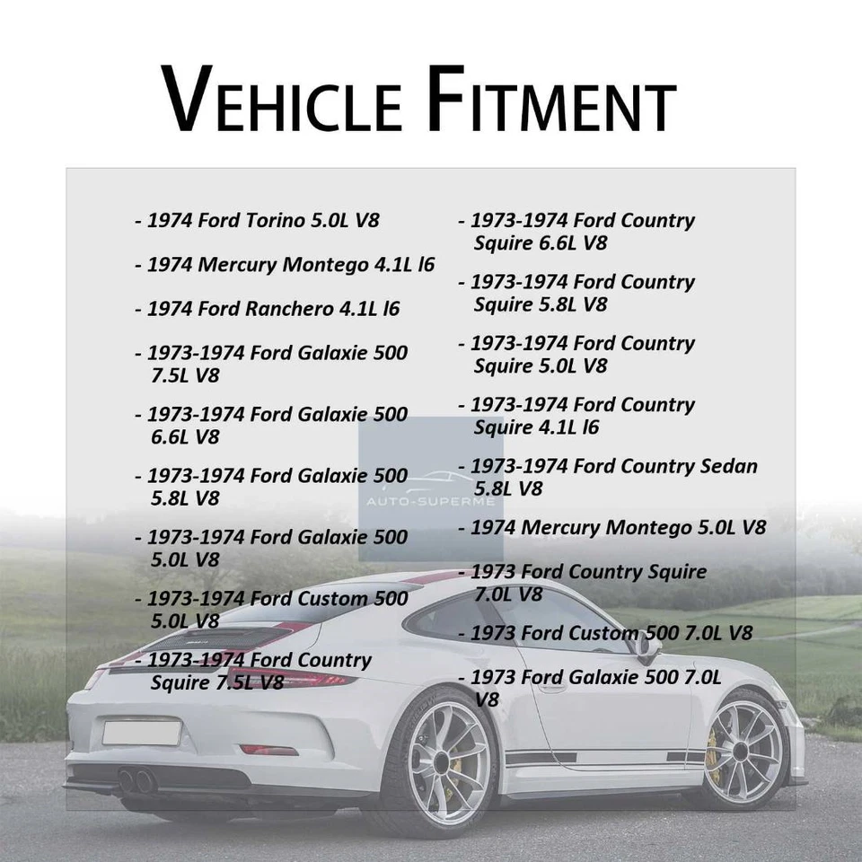 Para Mercury Marquis 5,8 L 1978 4x Mevotech Extremo de varilla de dirección delantera interior exterior Foto 4 de 4