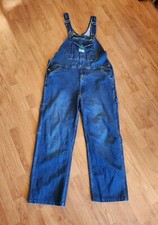 LIBERTY Green Tag Bib Overalls Carpenter Style 38'' W 30'' Pre-owned. Vintage