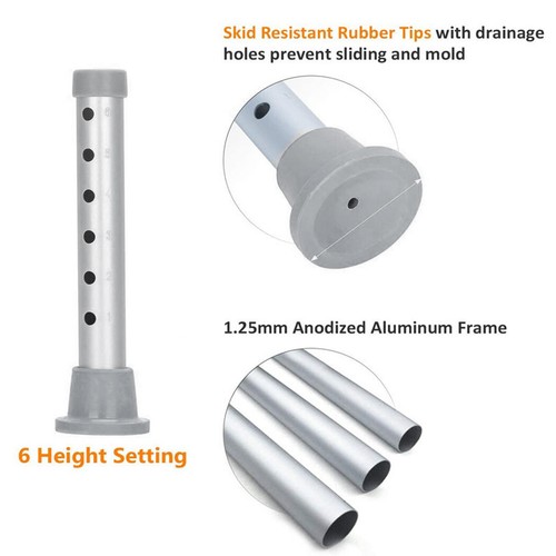 Shower Chair & Bath Rotating Stool for Elderly 360° Swivel Seat Safety Aid - Picture 7 of 13