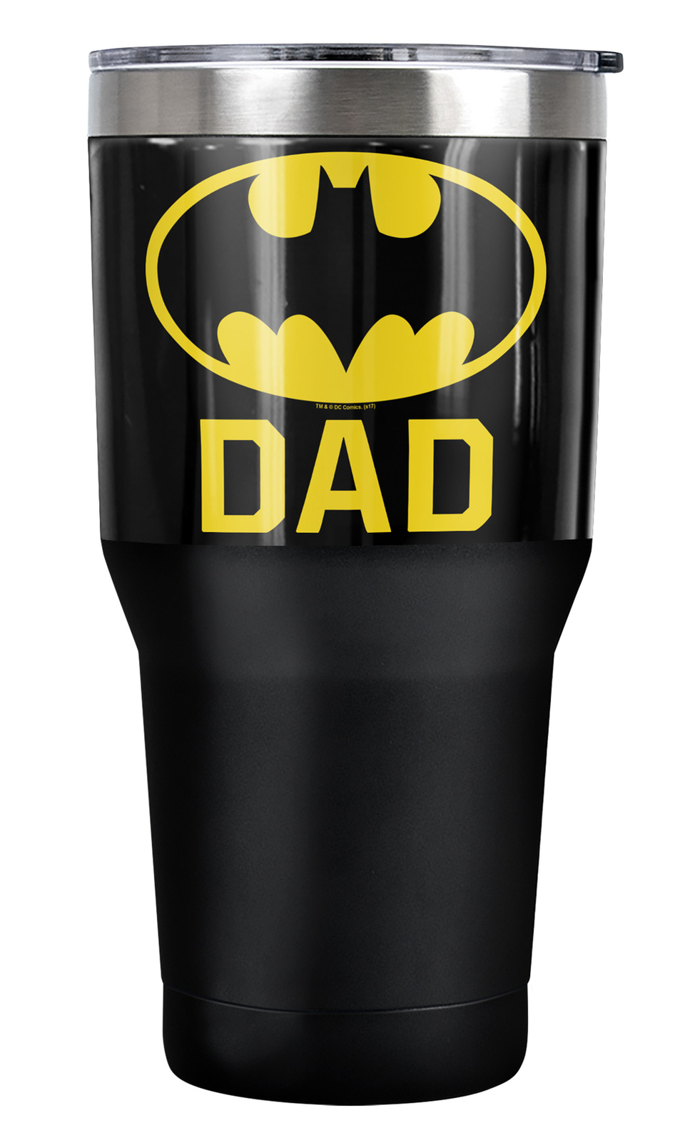 30oz Batman Logo Bat Dad Vacuum Insulated Double Wall Tumbler