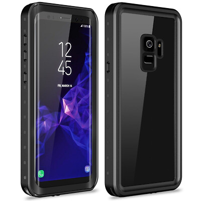 For Samsung Galaxy S9 Plus Waterproof Case Built-in Screen