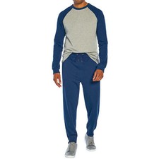 GAP Men's Jogger Lounge Set Blue