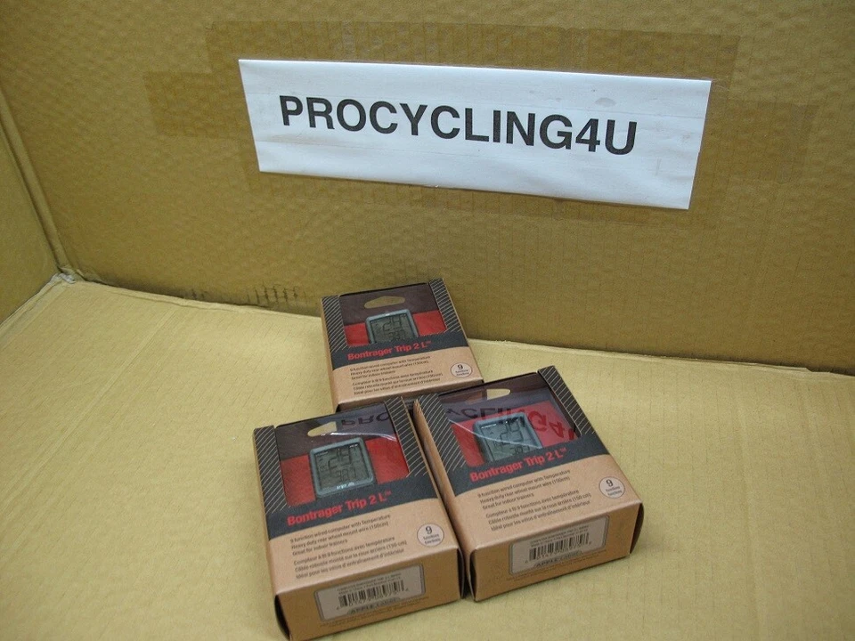 Bontrager Trip 2 L Wired Cycling Computer Speed Odometer Dual Wheel Size - Image 2 of 4