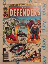 The Defenders #76 October 1979 Marvel Comics Omega Saga Moondragon Joins Wasp