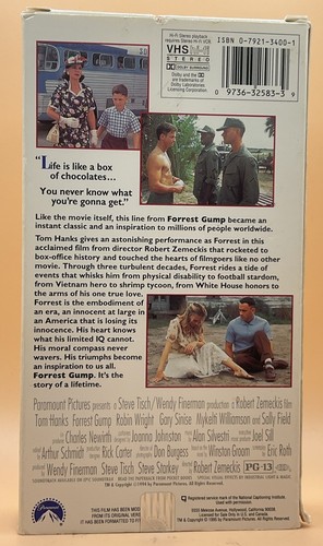 Forrest Gump VHS 1995 Tom Hanks **Buy 2 Get 1 Free** - Picture 2 of 3