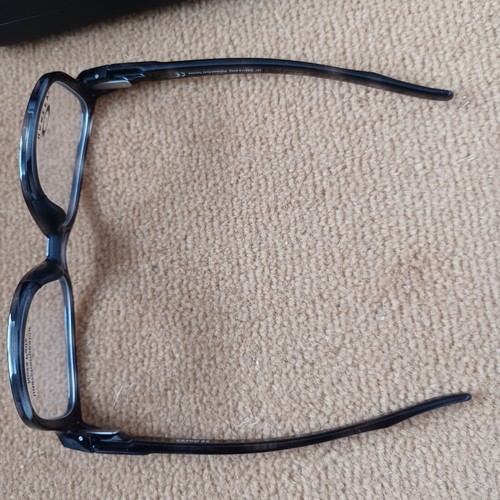 Oakley LATCH SS OX8114 0352 Polished Grey Tortoise Eyeglasses Rx Frame 52-17-131 - Picture 10 of 15