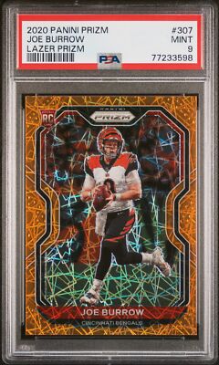 brother ロサンゼルスオリンピック 2020 Panini Prizm - Rookie Joe Burrow #307 Lazer Prizm (RC