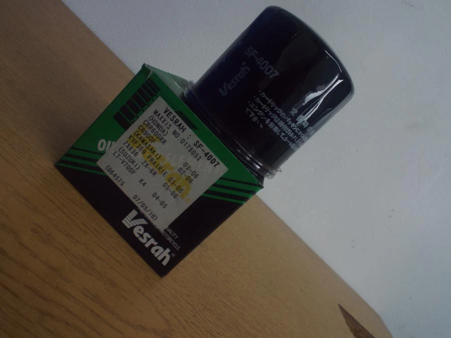 Honda CBR600RR CB900F Kawasaki KVF360 ZX6-R ZX636 Vesrah SF-4007 Oil Filter — 第 4/4 张图片