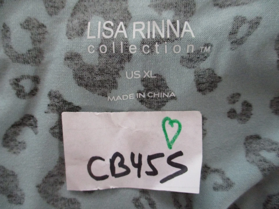 Camisa Lisa Rinna Collection Hombro Descubierto XL Asimétrica Aqua A377529 Mujer CB45S Foto 3 de 4