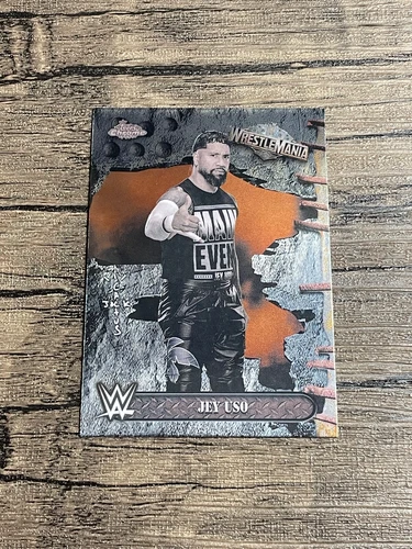 2025 Topps Chrome WWE Cactus Jack Jey Uso Wrestlemania #3
