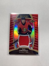2019-20 Upper Deck Allure Max Veronneau Red Rainbow Jersey Rookie RC #77 Hockey