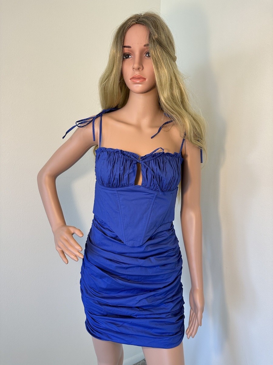 oh polly navy blue dress Layney Sequin Mini Dress Navy main image 1
