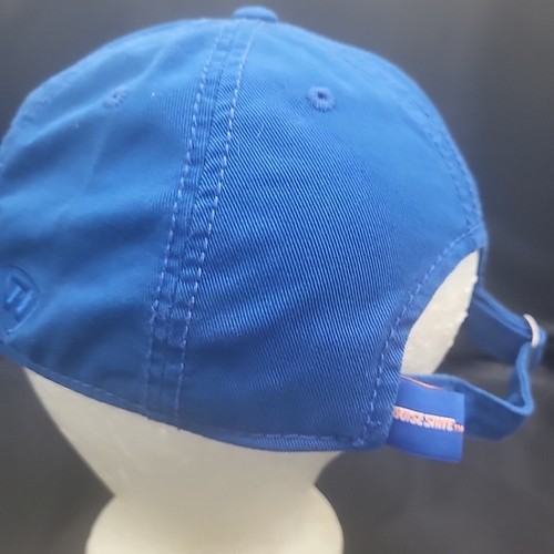 Boise State BRONCOS Hat Ball Cap ONE SIZE Strap Back Blue Unstructured 3D Logo - Picture 5 of 17