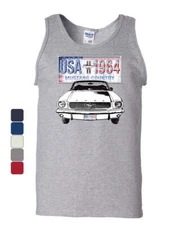 Mustang Country 1964 Tank Top Ford Legend USA American Classic Sleeveless