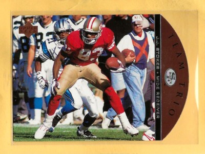 J.J. STOKES - 1996 Upper Deck ''Team Trio'' - #TT14 - 49'ers