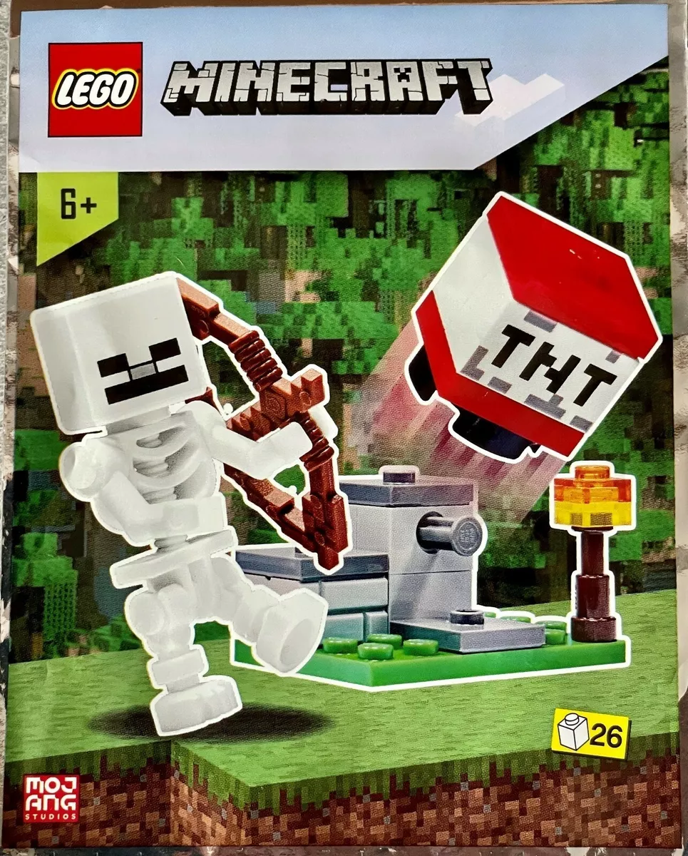 ORIGINAL LEGO MINECRAFT Limited Edition TNT Launcher and Skeleton 662102