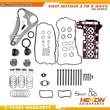 Timing Chain / Piston / Gasket / Bolts / Con-rods Kit For BMW N20 2.0L 2010-2017