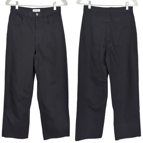 Stockholm Atelier & Other Stories Womens Wide-Leg Black organic cotton Jeans 4 - 第 1/13 張圖片
