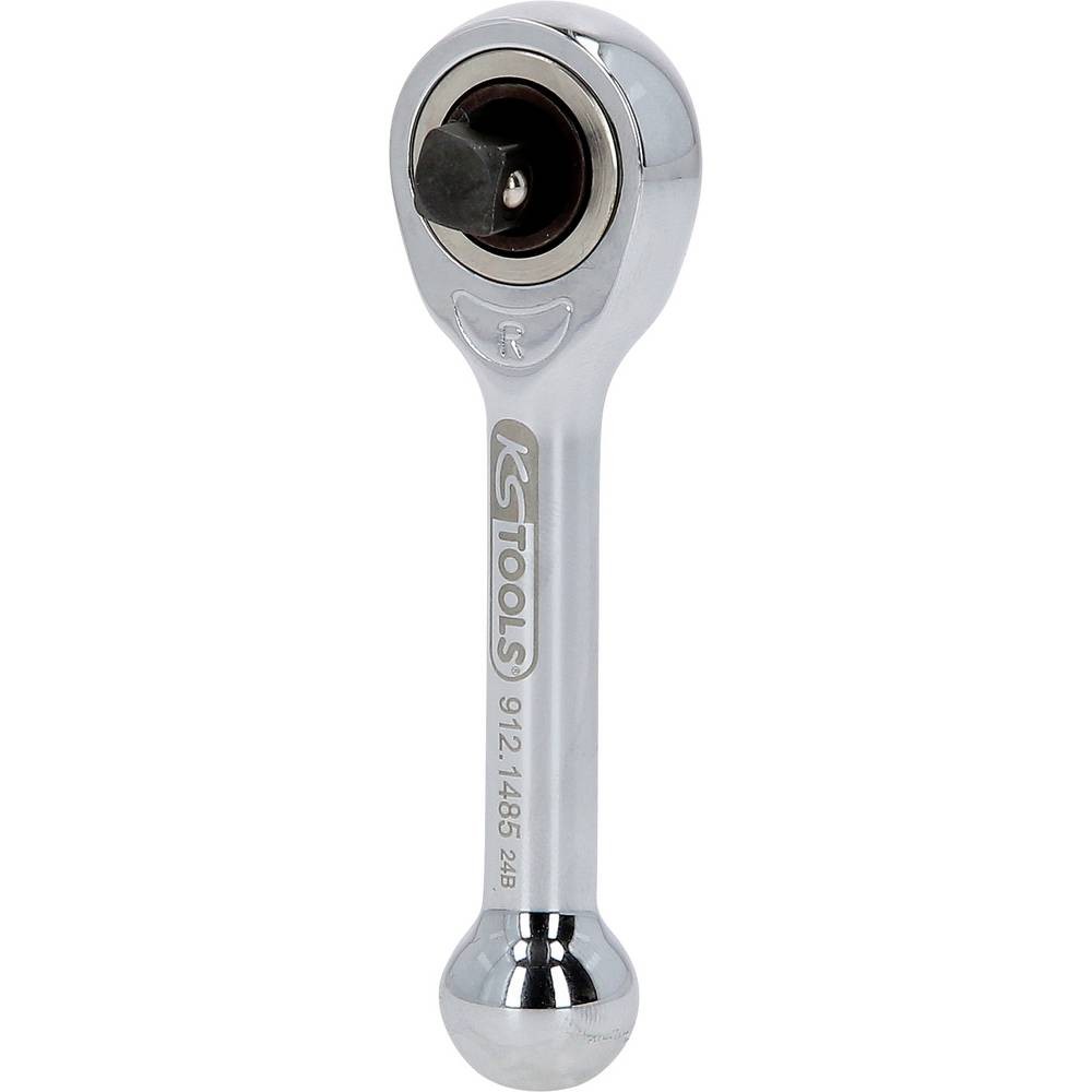 Cliquet mini 1/4 KS Tools 912.1485 avec mécanisme à roue libre fluide