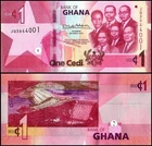 Ghana -  1 Cedi  (UNC)   New Issue 2019