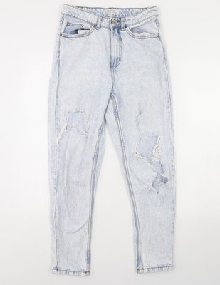 Denim & Co. Damen Blue Denim Skinny Jeans Größe 8 L28 in