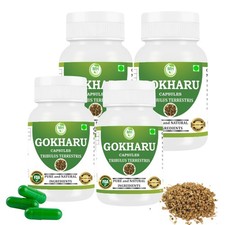 Morsan's Tribulus Terrestris Gokhru Caps, For Stress Relief, Combo Pack of 240