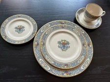 Lenox Autumn China 5-Piece Place Setting Dinner plate, Salad, Cup Saucer US Made