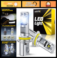 AUXITO 9004 Bulbs, 900 Brighter HB1 Light Bulbs, 6000K Cool White, Plug N Play,