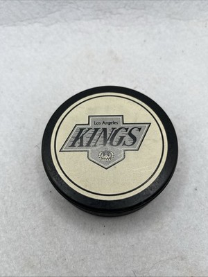 Vtg Los Angeles Kings Official Game Hockey Puck Trench John Ziegler VG Condition