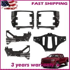 Bumper Support & Mount Bracket Set 2016-2018 For Chevrolet Silverado 1500 Front