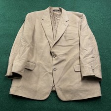 Vintage Brooks Brothers Camel Hair Blazer Mens L Brown Sport Coat Overcoat USA