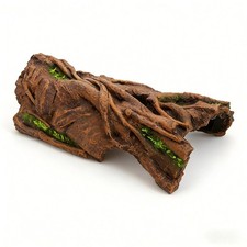 Lizard Snake or Reptile Hide Amphibian Habitat Hideouts, Resin Log Hide Cave...