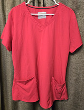 Skechers SK101 Breeze Pink 3-Pocket Medical Scrub Top Size XL NWOT