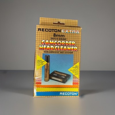 Recoton VRX-80 Safe N Sound 8mm Camcorder Head Cleaner Video Cassette Wet System