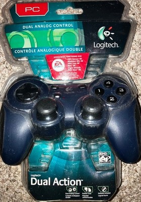 Logitech Dual Action Wired USB Controller (Blue)